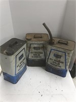 Sears all weather 10w-30 motor oils cans