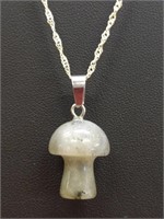 925 stamped 24" necklace with pendant