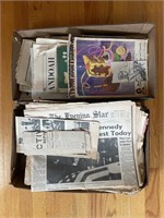 Selection of Vintage News Paper & Books