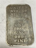USA Silver Corp 1 oz Silver Bar