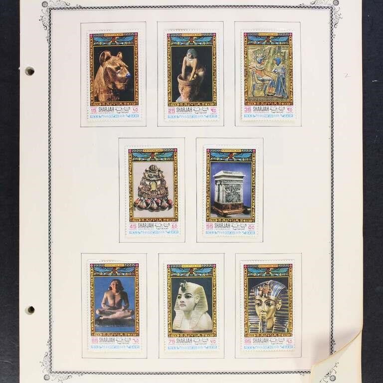 Sharjah Trucial States Stamps Mint NH mounted on p