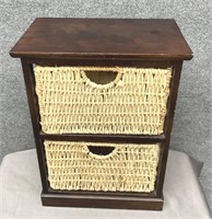 Small Wicker Drawers