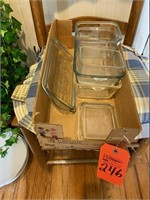 Box Lot Fire King and Depression Era Baking Dishes