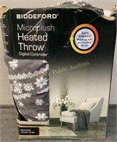 Biddeford Microplush Heated Throw