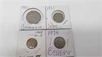 Coins Australia, 1920 Cuba, Hong Kong, 74 Ecuador