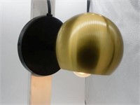 Gold and Black Wall Sconce fixture