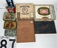 Tabaco boxes & Tins