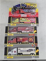 6 1:80 scale dicast  Nascar trucks