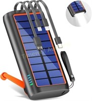 Solar Charger Power Bank 61200mAh  Flashlight