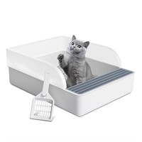 Puemin Cat Litter Box, Cats Litter Box with Shield