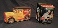 Collectable Coca Cola Tins