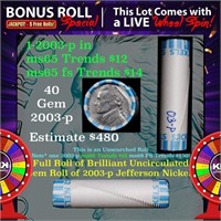 1-5 FREE BU Nickel rolls with win of this 2003-p S