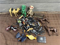 Large Action Figure Accessory Lot Weapons Toys