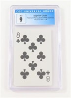 POKEMON PLAYING CARD - 8 CLUBS, 1998 JP GRADE 9