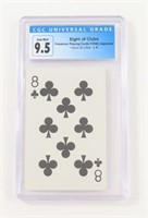 POKEMON PLAYING CARD - 8 CLUBS, 1998 JP GRADE 9.5