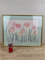 Framed tulip ART