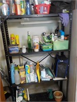 Metal shelf and cleaning