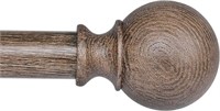 BRIOFOX 1IN DIA. BROWN CURTAIN ROD 38-72 IN