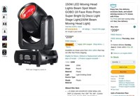 W4788  LED Moving Head Light 150W Beam - Super Bri