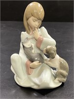 Lladro "Cat Nap" Figurine