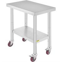 Mophorn 30x18x34 Inch Stainless Steel Work Table