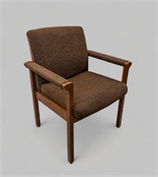 MID CENTURY UPHOLSTERED KRUG ARMCHAIR