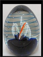 DYNASTY GALLERY HAND BLOWN GLASS PAPER WEIGHT