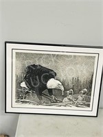 framed LTD print by Berkshire 101/150 - Eagle nest