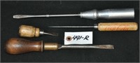 Old Screwdrivers incl. early Bunting brass trimmed