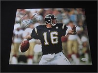 Ryan Leaf Signed 11x14 Photo JSA COA