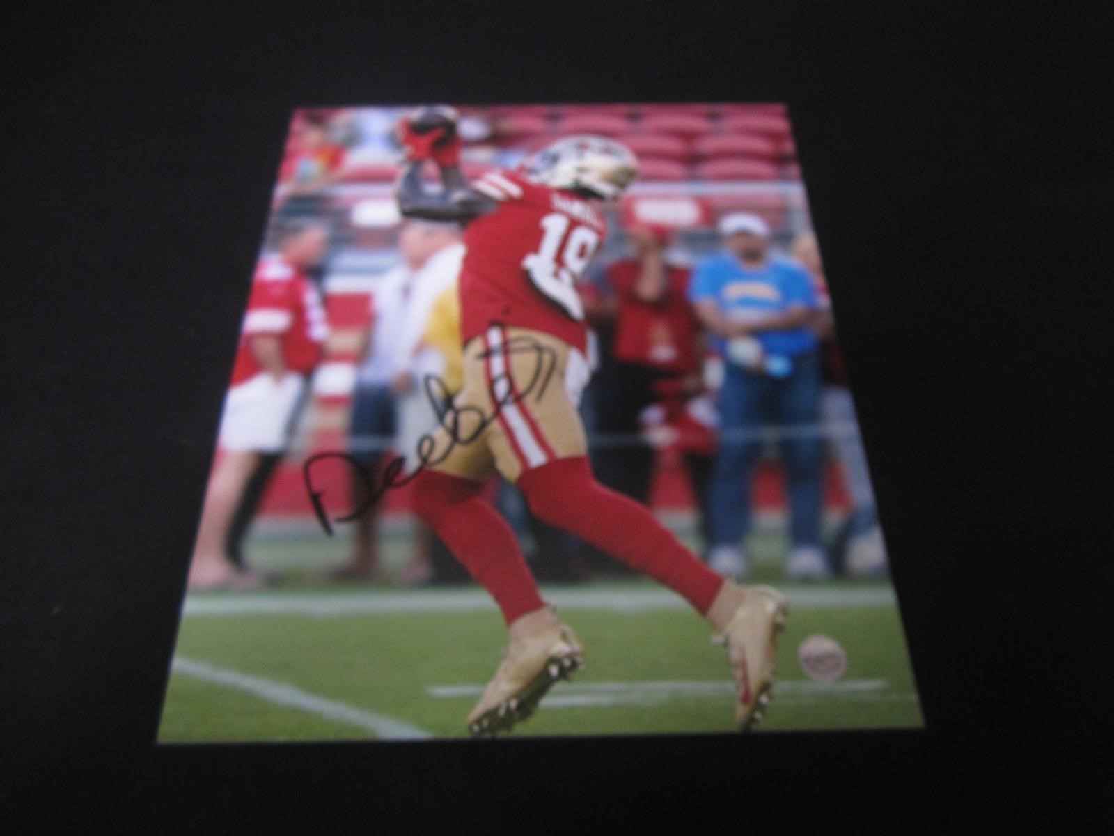 Deebo Samuel Signed 8x10 Photo COA Pros