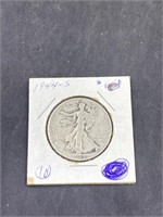 1944 S  Walking Liberty Half Dollar