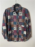 Vintage Solutions All Over Print Patchwork Shirt