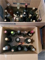2 Boxes of Collectible Bottles