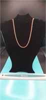 19" Gold Tone Chain Necklace