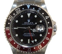 Rolex 16710 GMT Master II "Coca-Cola" 40mm Watch