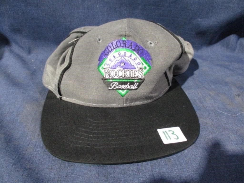 new Colorado Rockies baseball cap..
