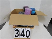 Box of Crochet Yarn All New