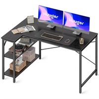 Huuger L Shaped Desk, 47 Inches Computer Desk with