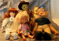 Dolls - (Variety) includes Popeye