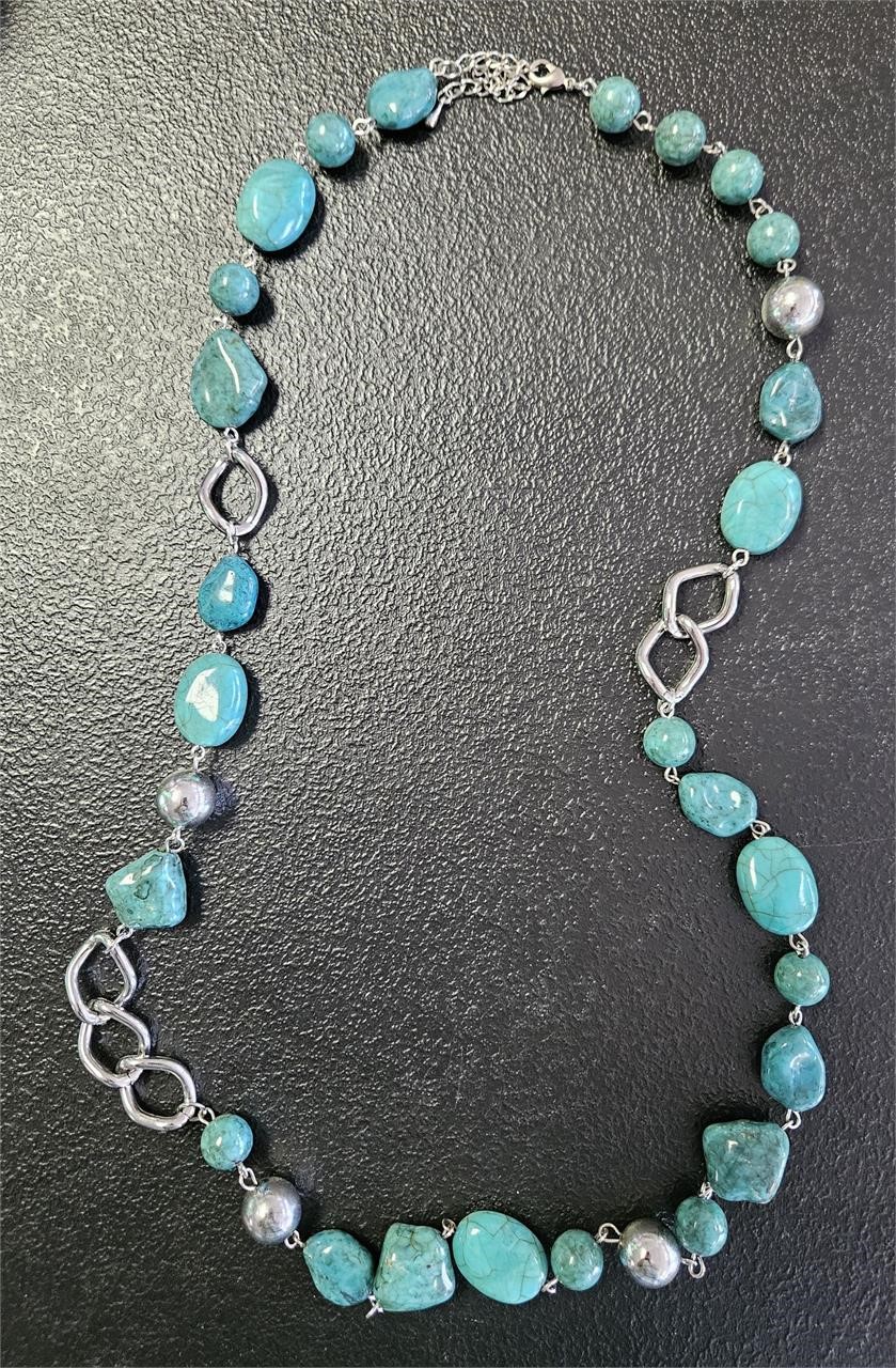 Imitation Turquoise Necklace