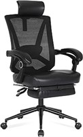 Misolant Ergonomic Office Chair With Footrest,