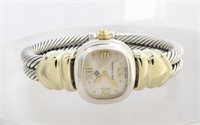 David Yurman 14K/Sterling Cable Classic Watch