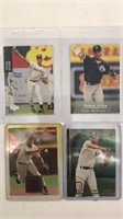 4 Derek Jeter Pre Rc And Rookie Cards Baseball
