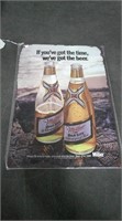 MILLER HIGH LIFEâ€¦ BEER. 8x12 TIN SIGN