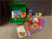 ‘88 Green Plastic Lunchbox Full of Goodies