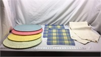 D1) Table runner, place mats, possible staining