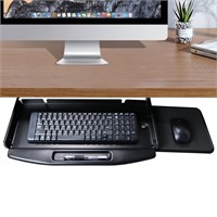 Steel Sliding Keyboard Tray Under Desk 28"Lx10"W