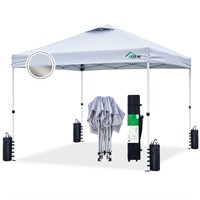 10x10 Pop Up Canopy Tent,300D Silver-Coating