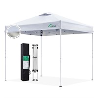 8x8 Pop Up Canopy Tent,300D Silver-Coating